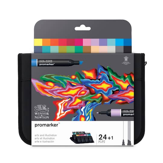 Winsor & Newton® ProMarker™ Arts & Illustration Marker Set